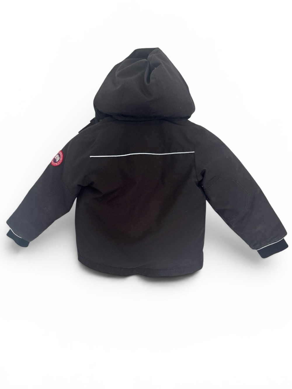 Canada Goose Kids Unisex Black Hooded Puffer Jacket Size 2-3 - Picture 14 of 15